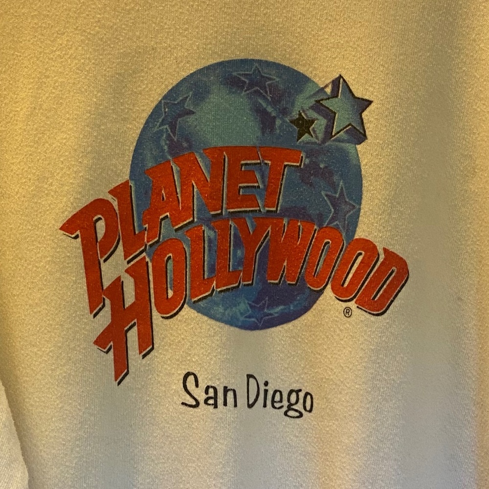 Planet Hollywood San Diego White Sweatshirt